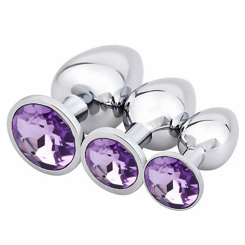 Conjunto de Plug Anal de Metal com Bom Preo da China para Mulheres Masturbadoras Conjunto de Plug Anal de Metal com Bom Preo da China para Mulheres Masturbadoras
