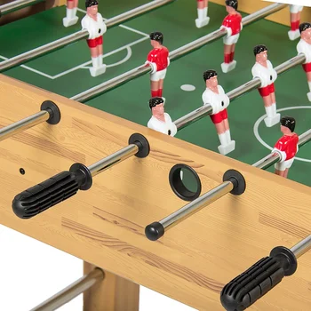48 Inch Wooden Foosball Table – Soccer Game For Arcade, Party, Home, Adult Fun