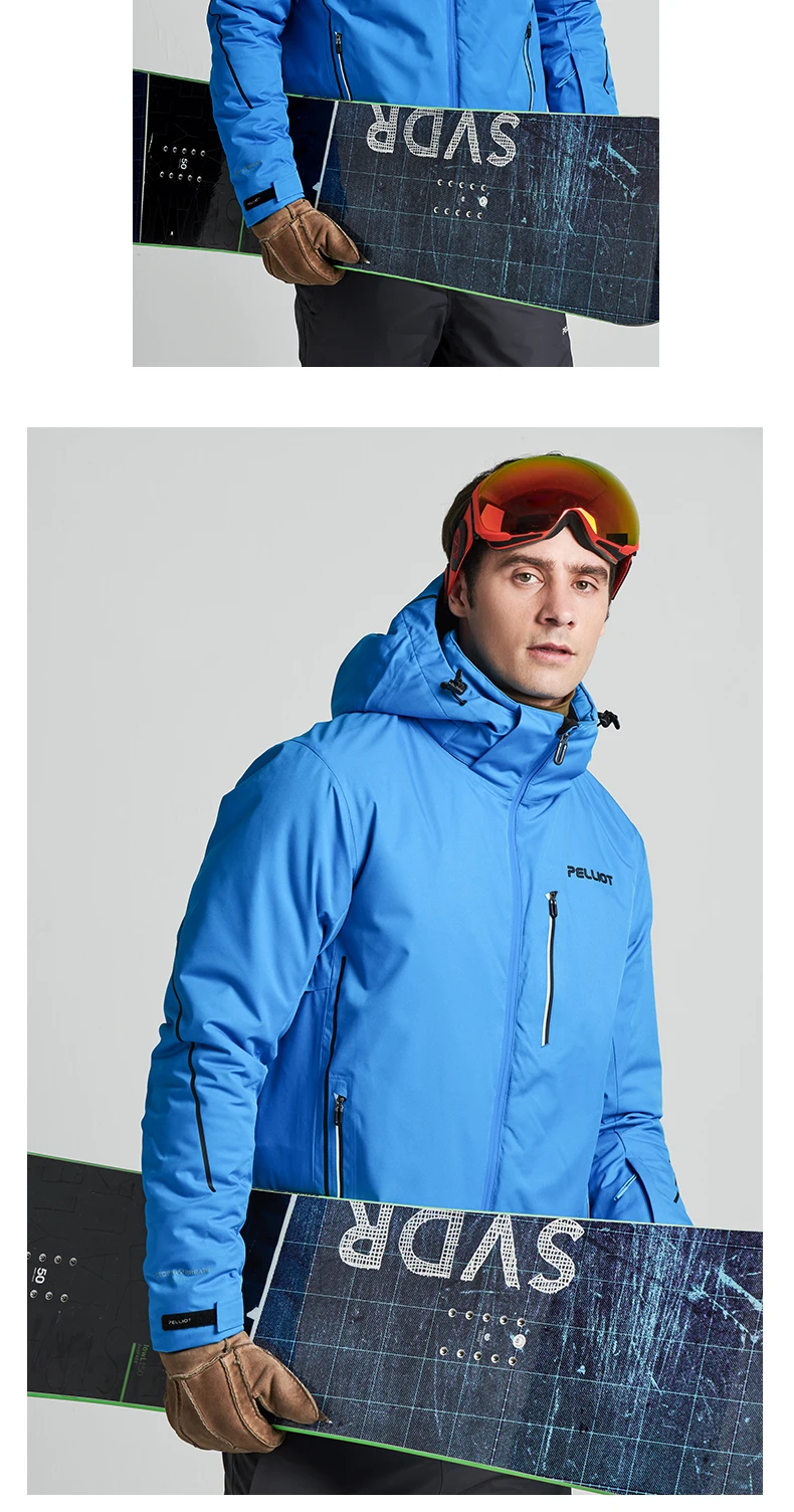 Winter Skibarcode Scanner Holderns Snow Jacket Sets Sportswear