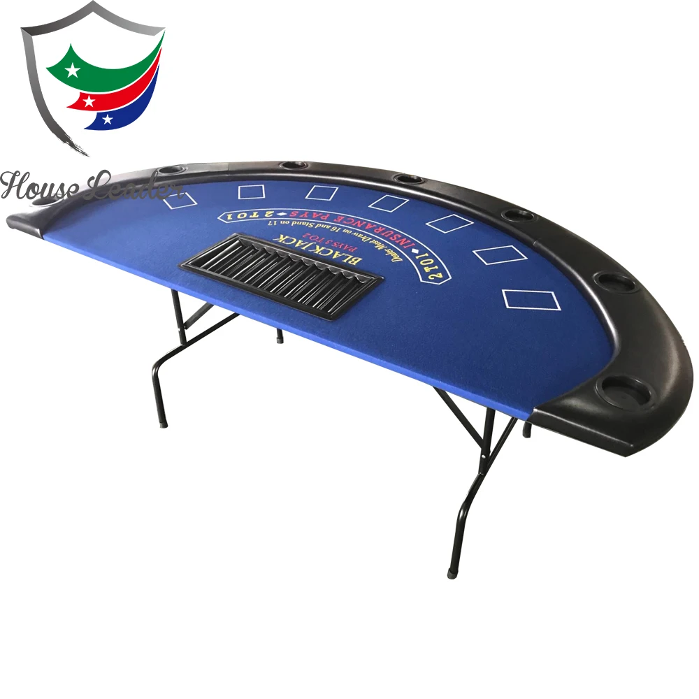 72 дюйма блэкджек покерный стол со складными ножками стали