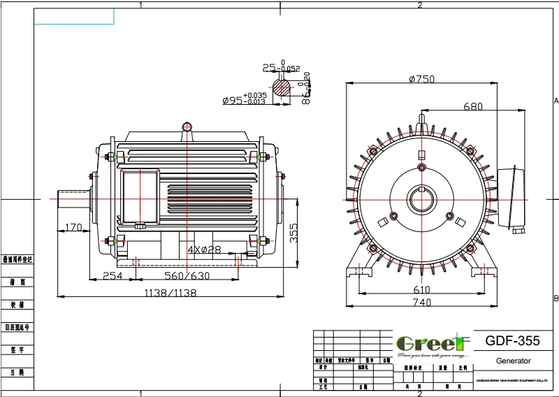 Permanent Magnet Generator, 50kw, 5kw - detail 12