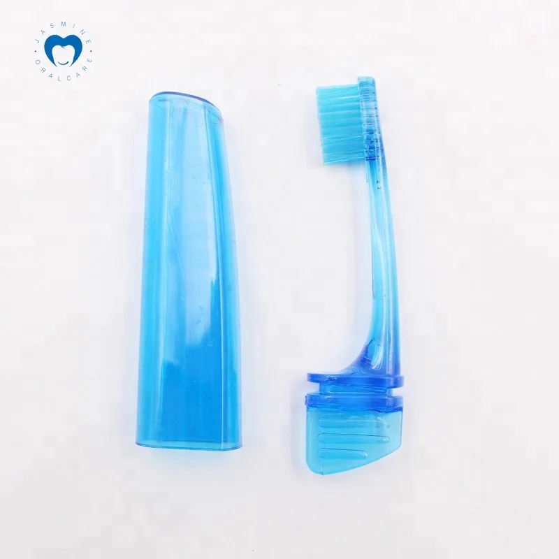 Складная зубная щетка для путешествий для гостиницы с дизайном логотипа