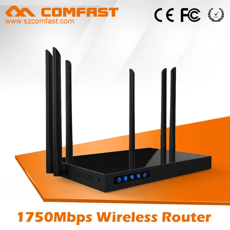 COMFAST CF-WR650AC dual wifi 1750Mbps Wireless Wifi Internet AC Router High long Range Router item gigabit port wireless router