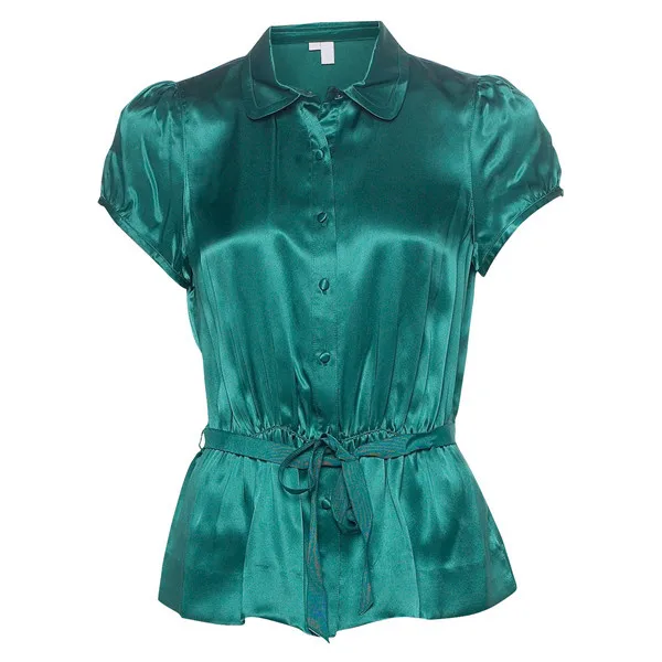 shiny satin blouses