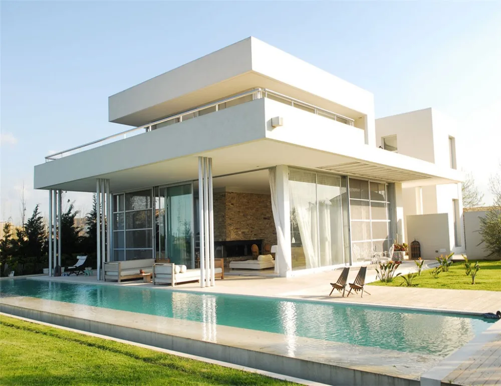 Проект виллы в современном стиле Rumah Prefab Murah Tiongkok/Rumah Kecil Prefab/Rumah Buatan Pabrik Alibaba.com