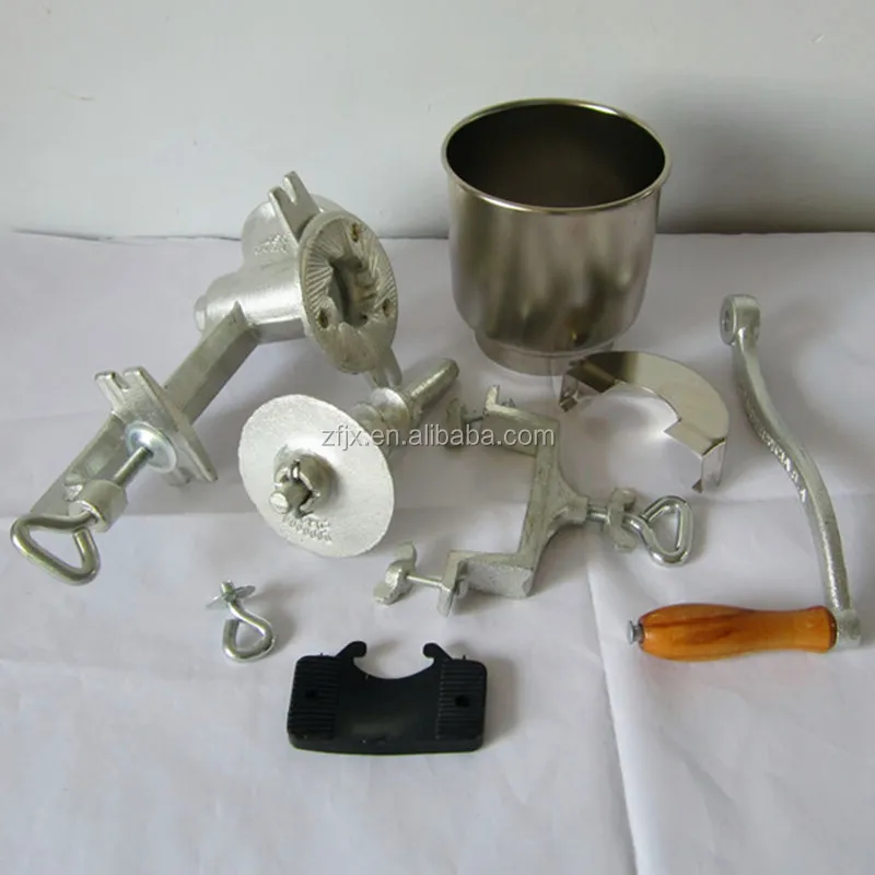 Manual Corn Maize Wheat Rice Bean Coffee Coco Bean Pepper Grinding Crushing Milling Machine