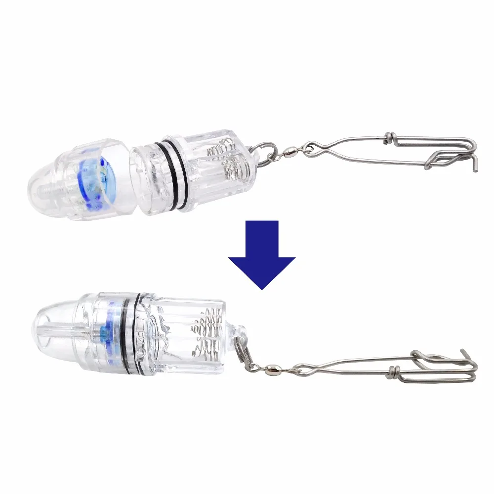 Details about   3pcs Deep Drop LED Fishing Light Underwater   Lure Bass Attractive Light 