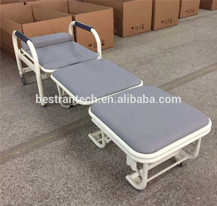 BTCN001 CE Approved medical recliner chair bed leather folding