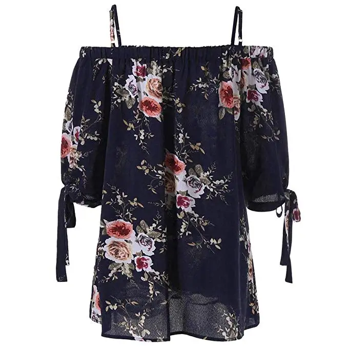 Plus Size Blouse Off Shoulder Short 