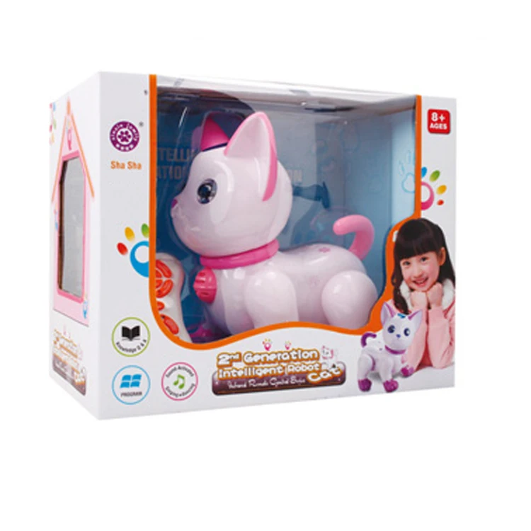 Kids Intelligent Cute RC Robot Toy Cat With Voice Activated
