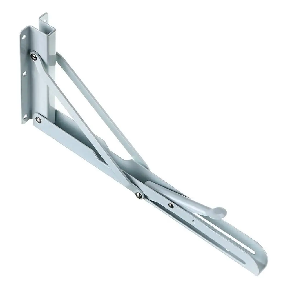 
spring-loaded folding triangle aluminum bracket for construction 