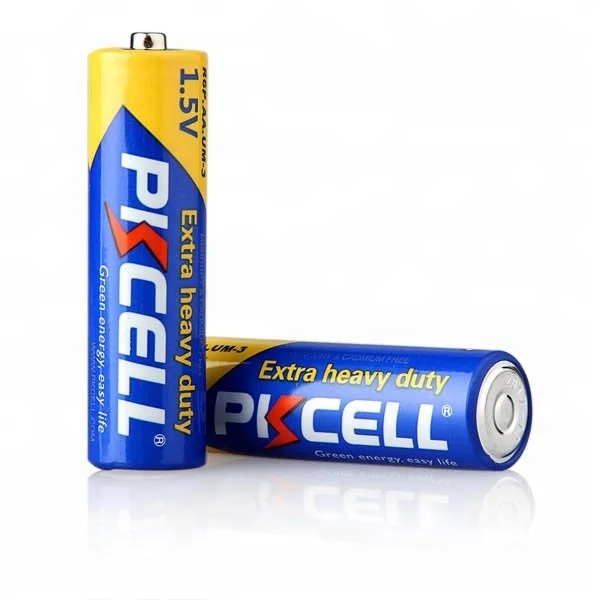 Free Sample 105min 3 Years Shelf Life Zinc Carbon R6 AA 1.5V Battery Size UM-3 Dry Cell Batteries