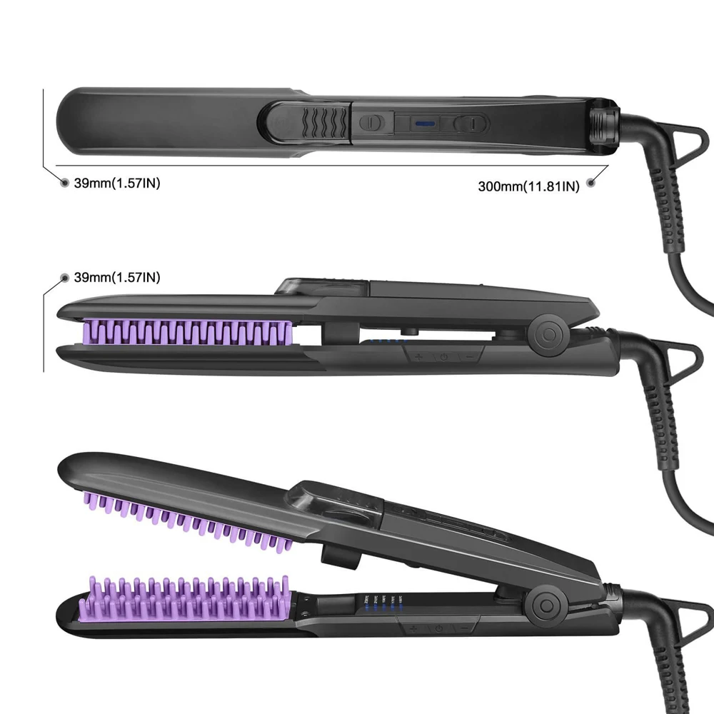 Wholesale Factory Price Mini Wireless Portable  Hair Straightening Brush
