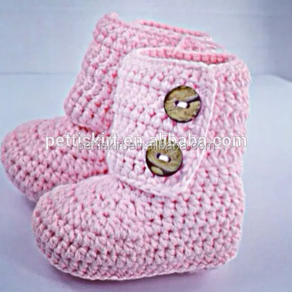 yarn baby shoes