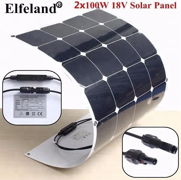 120w Hard-wearing Semi-flexible Sunpower Solar Panel Solar Cells Paneles  Solares 1000w Precio - Buy Paneles Solares 1000w Precio,Flexible Solar  Panel