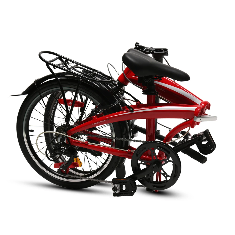 TXED 20 Inch Alloy Folding Bike 7 Speed Foldable Bicycle