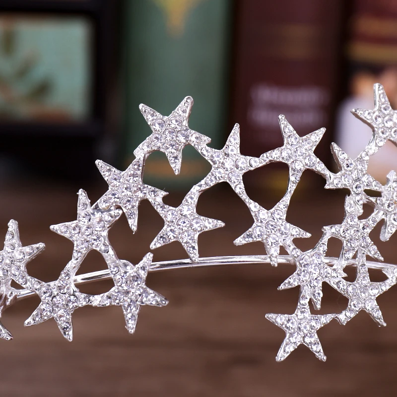 Star of the Universe Crown - Elegant Adult Princess Headdress display picture 2