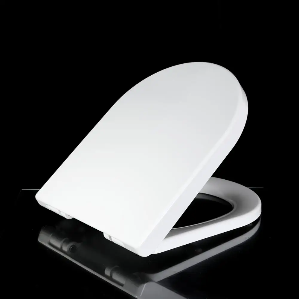 Duroplast Sandwich Style Pp D Shape Family Toilet Seat With Soft Close