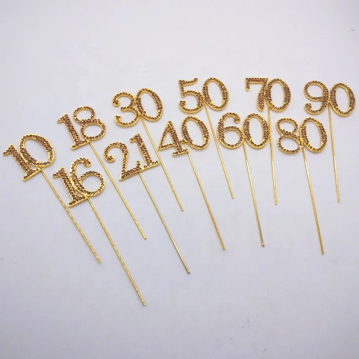 Topper per torta per 50° matrimonio con scritta Mum & Dad, glitterata, per anniversario di matrimonio, colore: oro
