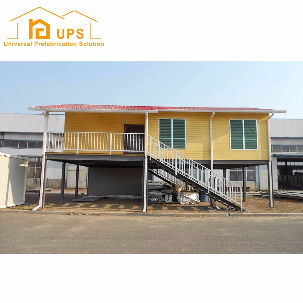 High Quality Modern Prefabricated Tiny House Fast Constructed Sandwich Panel for Workshop Carport Use in Haiti