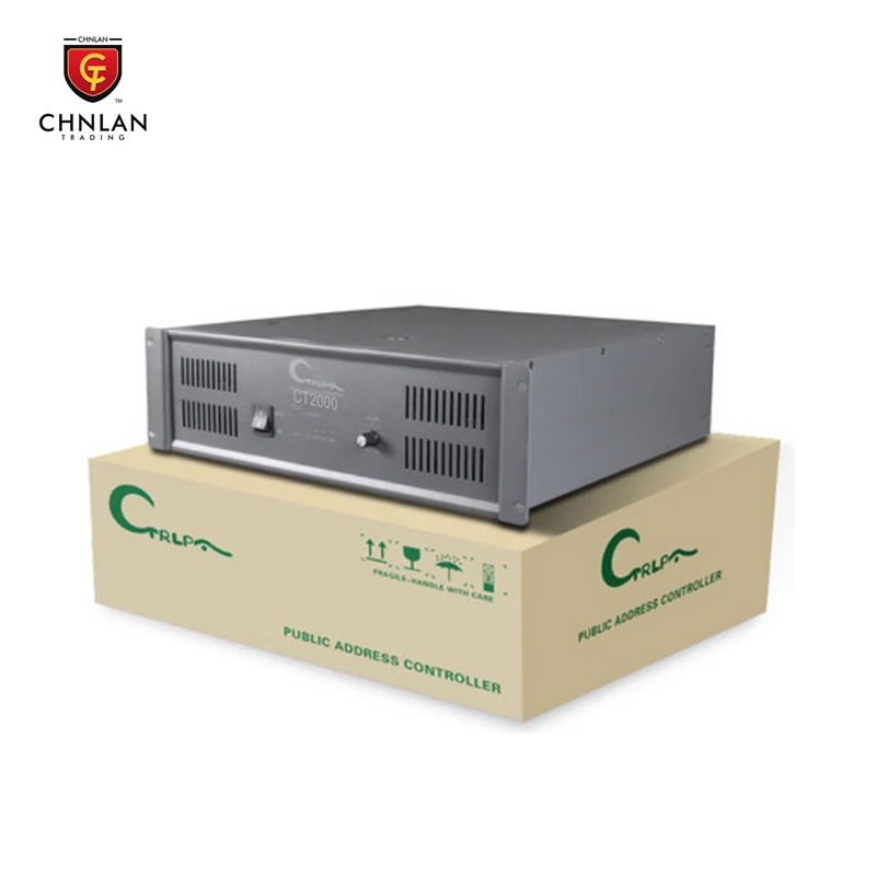 CT2000 PA System High Audio Power Amplifier 2000w Amplifier 100v