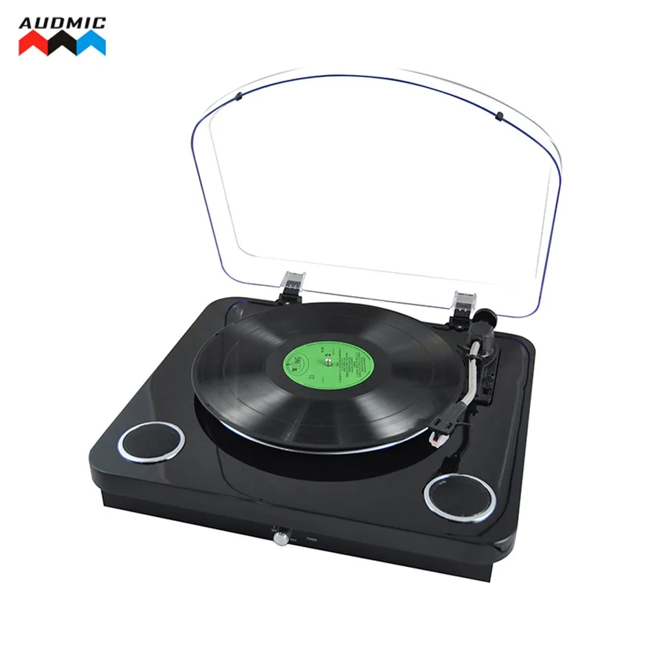 Top Quality Rotating Plate Turntable Usb Fm  Bluetooth Speaker Turntable Desktop Turntable Record Player Sound Music System