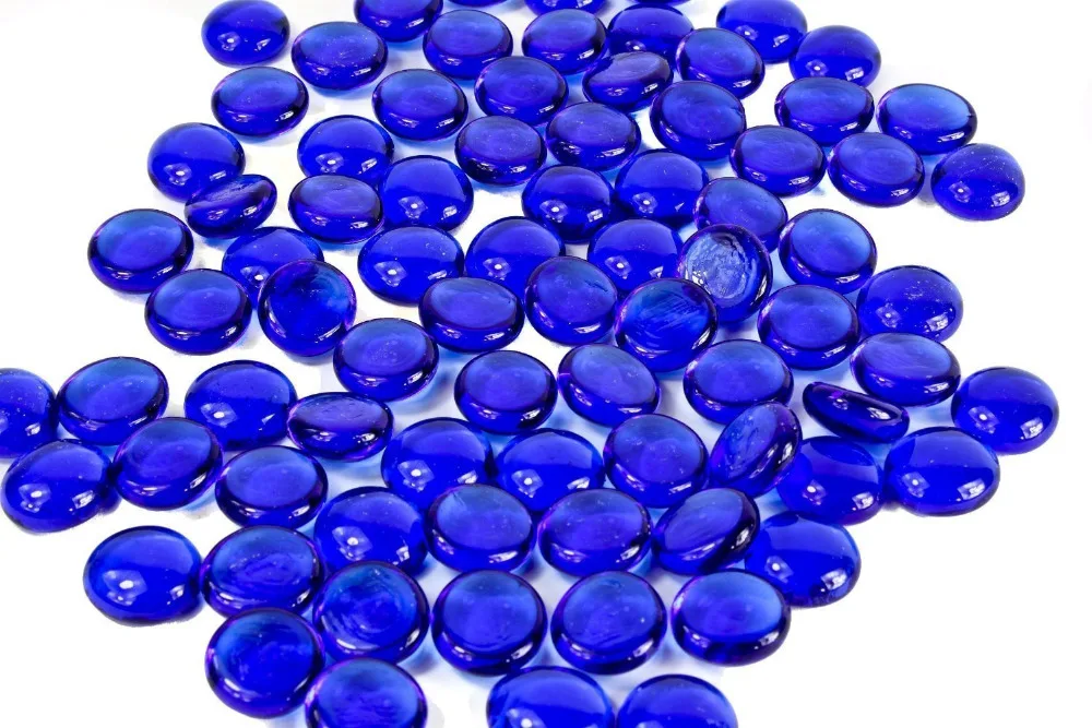 Online Buy Wholesale blue glass pebbles from China blue