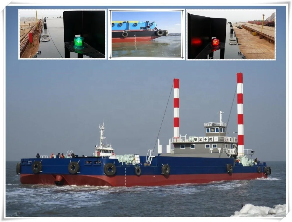 Long Autonomy Marine Barge Navigation Solar Powered Led Boat Light for Non-powered Ship