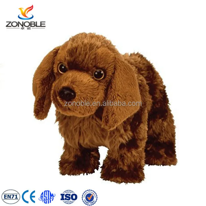 Factory OEM Design Plush Toy Dog Labradoodle Cuddly Sitting Plush Dog Stuffed Animal