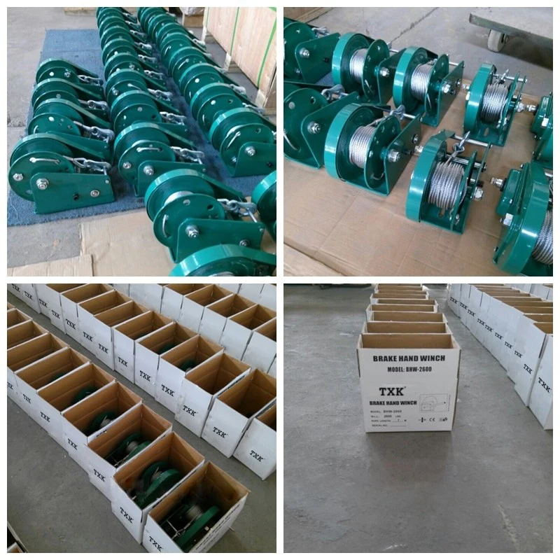 300kg Wire Rope Brake Manual Hand Winch