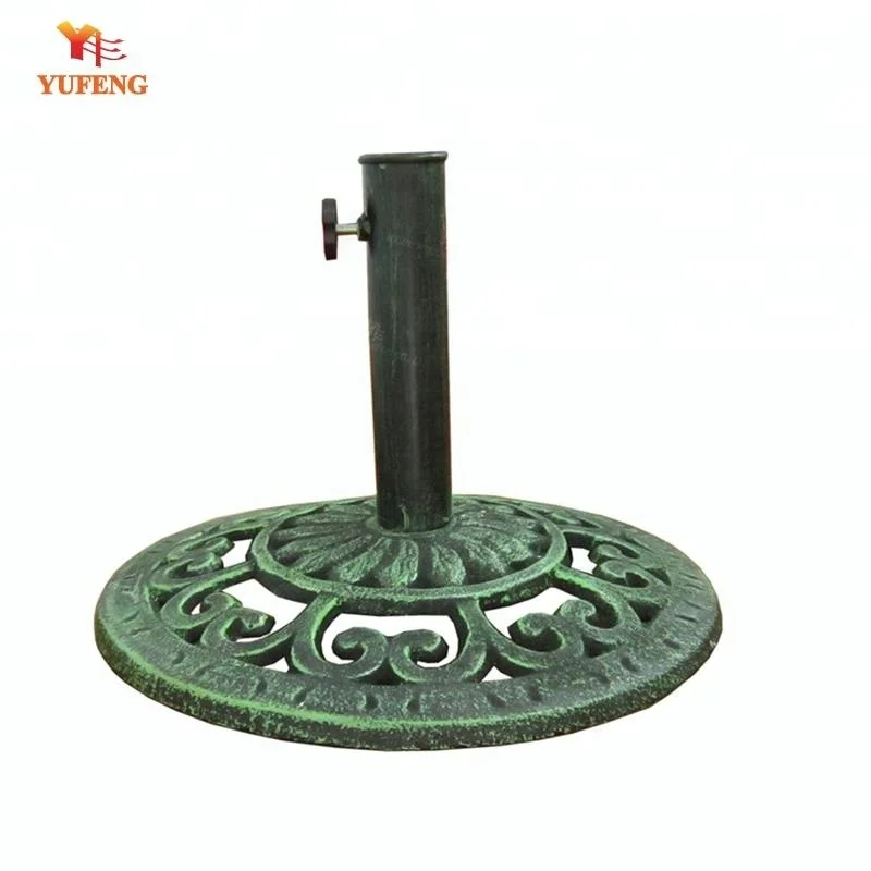 iron umbrella base