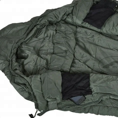 Экстремальная холодная погода экстренная Выживание армия военный кемпинг хлопок Тактический спальный мешок производитель