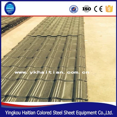 PVC Coated Synthetic Resin Roof Tile Pvc Panel Pvc Corrugated Sheet for Houses