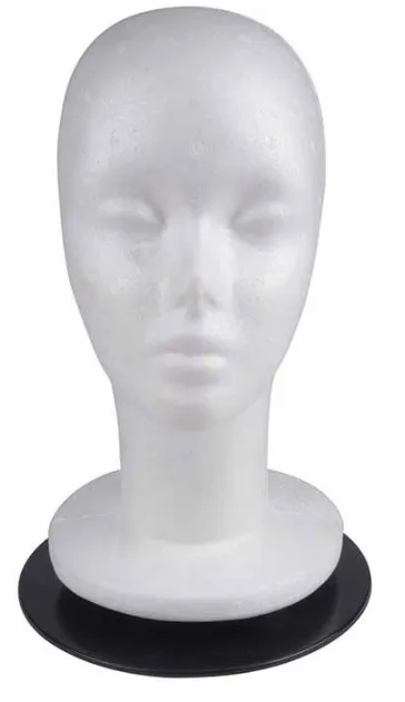 80 Styrofoam heads.. ideas  styrofoam head, mannequin art