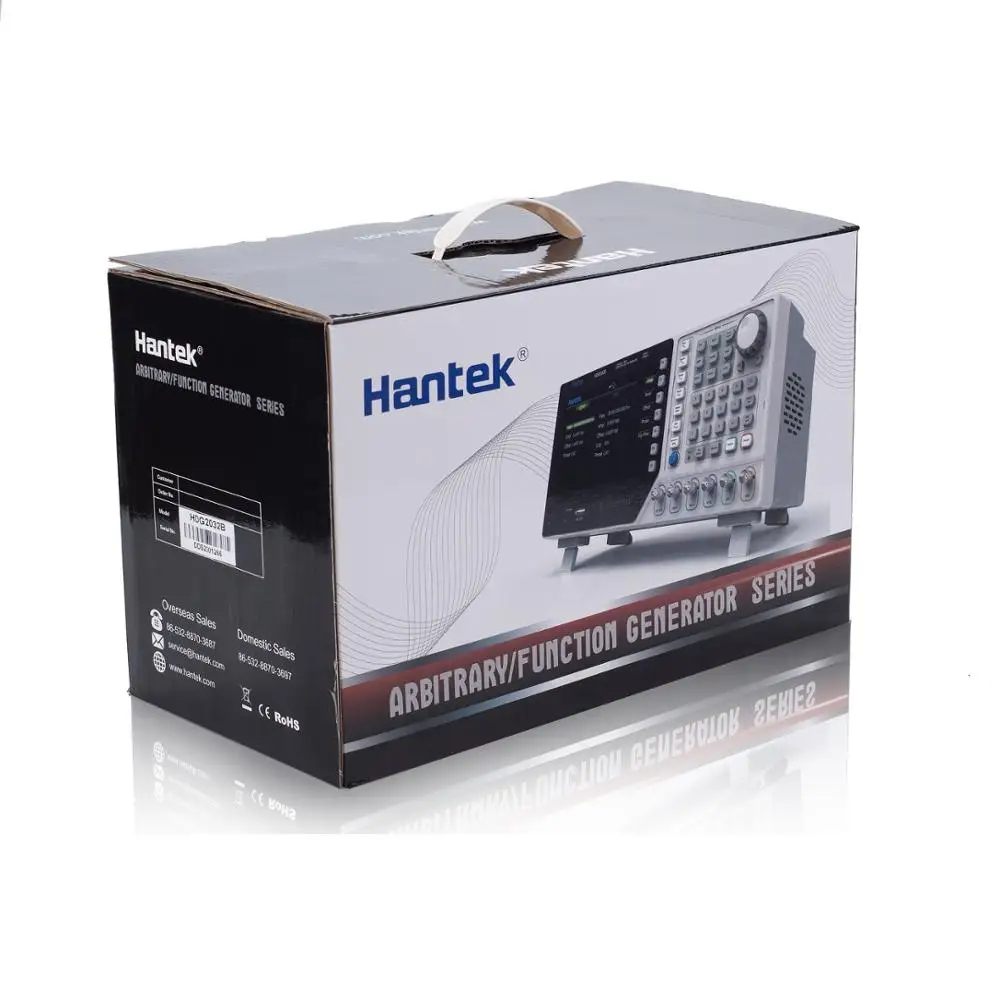 Hantek HDG2062B Benchtop Generator Signal With 2 Channels DDS Function Arbitrary Waveform USB LCD Digital Function Generator