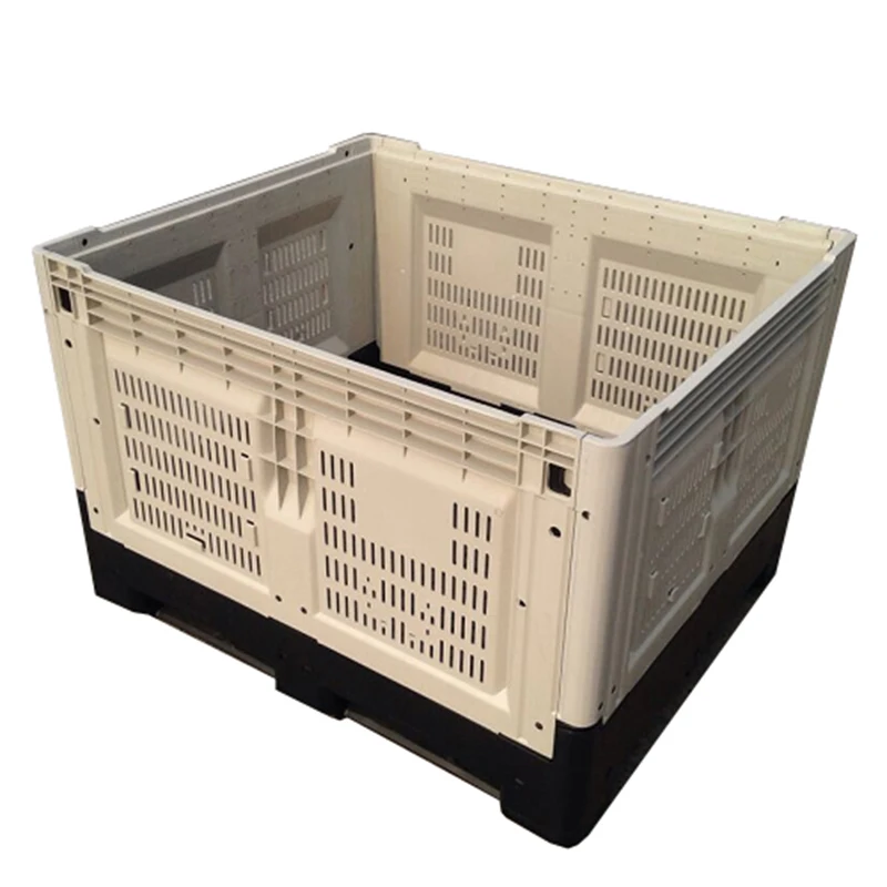 1162x1162x790mm foldable plastic pallet box for fruit storage and vegetable storage