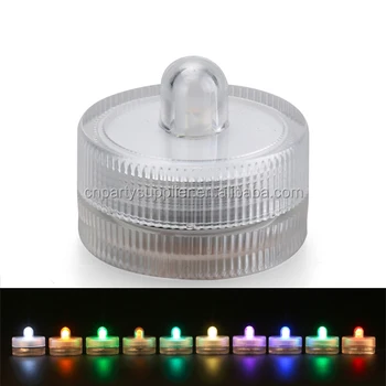 Small Lights For Wedding Submersible LED Small LED Candle Light Floating Tea Light Candles For Valentine Decoration