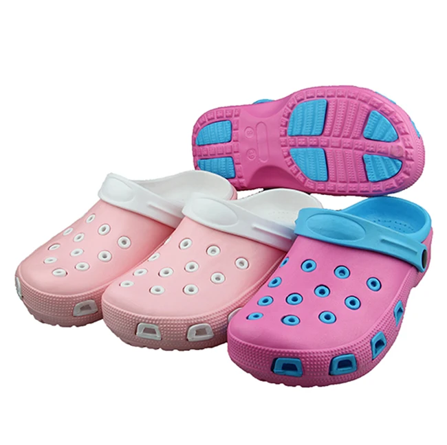 
 Женская обувь eva clog, двухцветная обувь для девушек, садовая обувь, модные женские сабо  