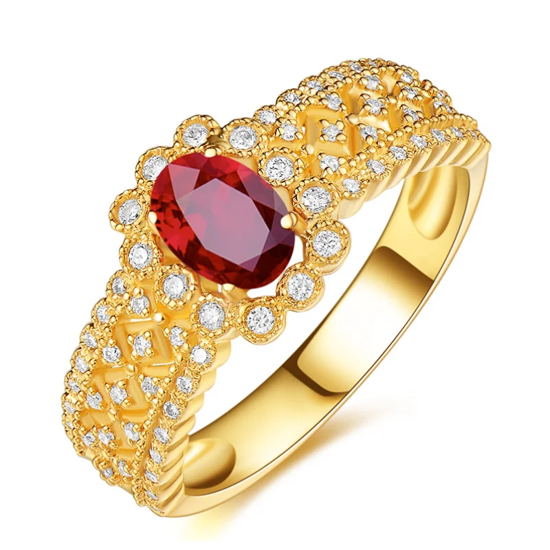 Perhiasan Grosir Emas Kuning Saudi Arabia 1 27 Ct Batu Permata Alami Ruby Merah Cincin Emas 18k Buy 18 K Emas Cincin Batu Besar Desain Cincin Emas 18 K Emas Perhiasan Product On Alibaba Com