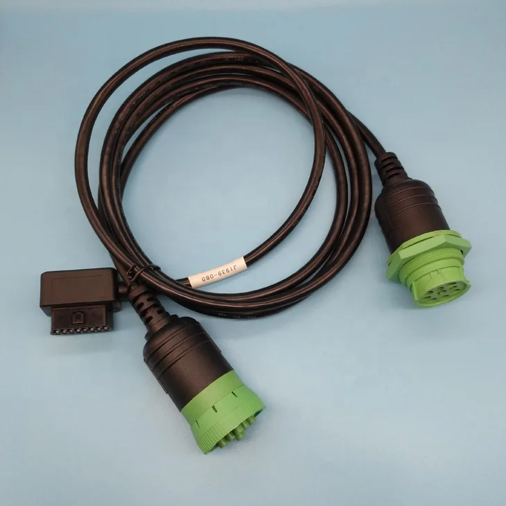 OBDII to J1939 Right Angle Y Cable with Female D & Male D Connectors Diagnostic Tools 2 Year Warranty