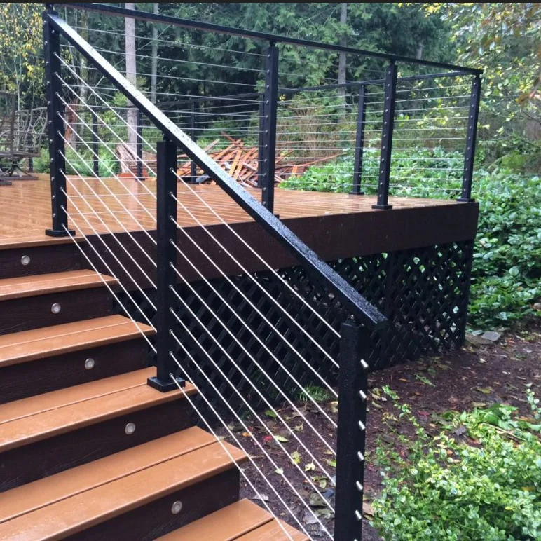 Cable Railing Wire Railing Systems Balcony Side Mounted Stainless Steel ...