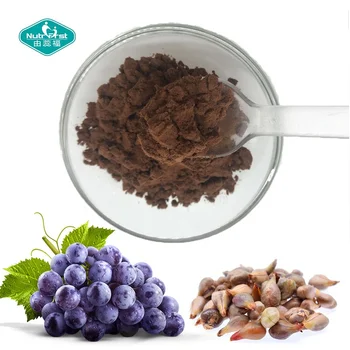 Plant extract factory grape seed extract polyphenols 80% proanthocyanidin powder 95% grape fruits seed p.e.