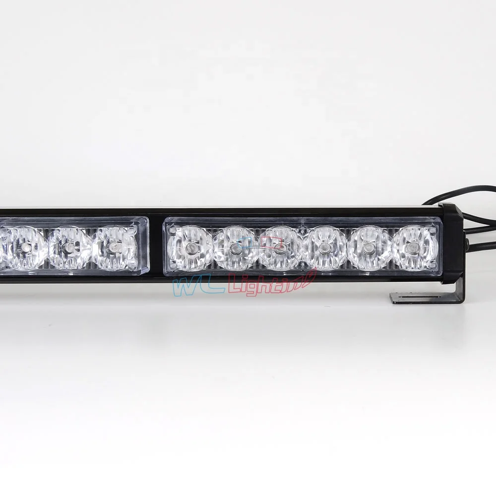 43.5" Amber Led Strobe Light Bars Truck Arrow Stick Emergency Cops Strobe Traffic Advisor Light bar