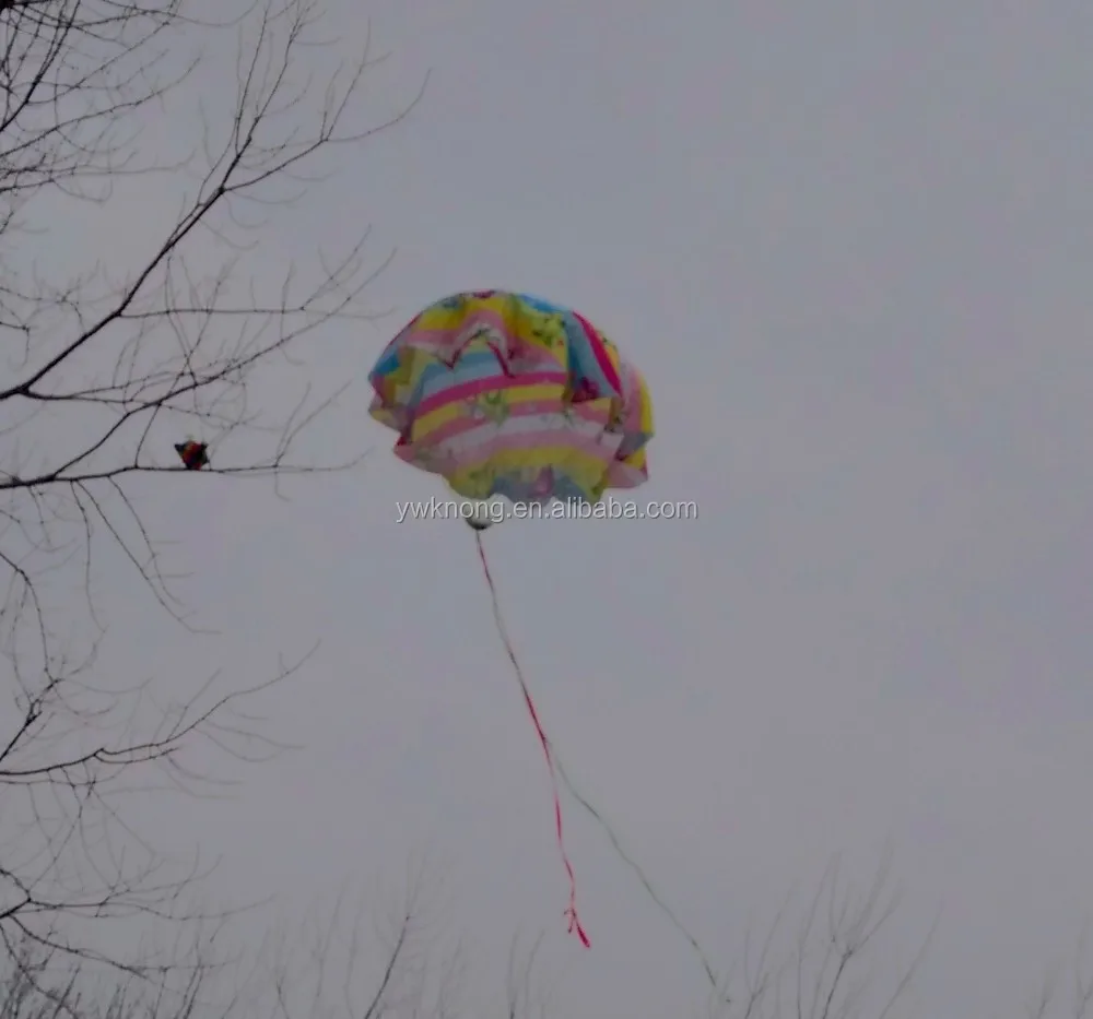 Hand Parachute, Nylon Mini Paraglider Parachute Toys