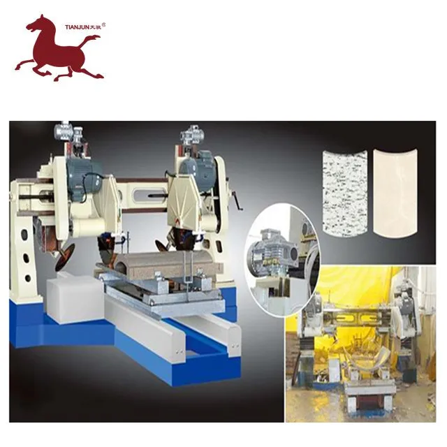 Tjxj 4cs Four Slice Edge Cutting Machine For Column Slab Stone Cutting Machine Granite And Marble Edge Cutting Machine Buy Stone Cutting Machine Multi Blade Edge Cutting Machine Stone Shaping Machin Profilling Processing Arc Slab