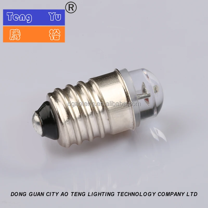 T8 Red LED Filament Indicator Bulb E10 Base Tungsten Filament Lamp signal Lamps