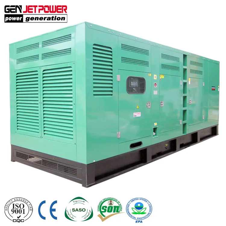 Price 1250kva diesel Generator Set 20 Feet Container Generator 1mw Alternator Stamford