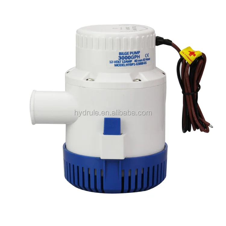 12v electric Bilge Pumps 3000GPH submersible water pump dc marine sea water pump