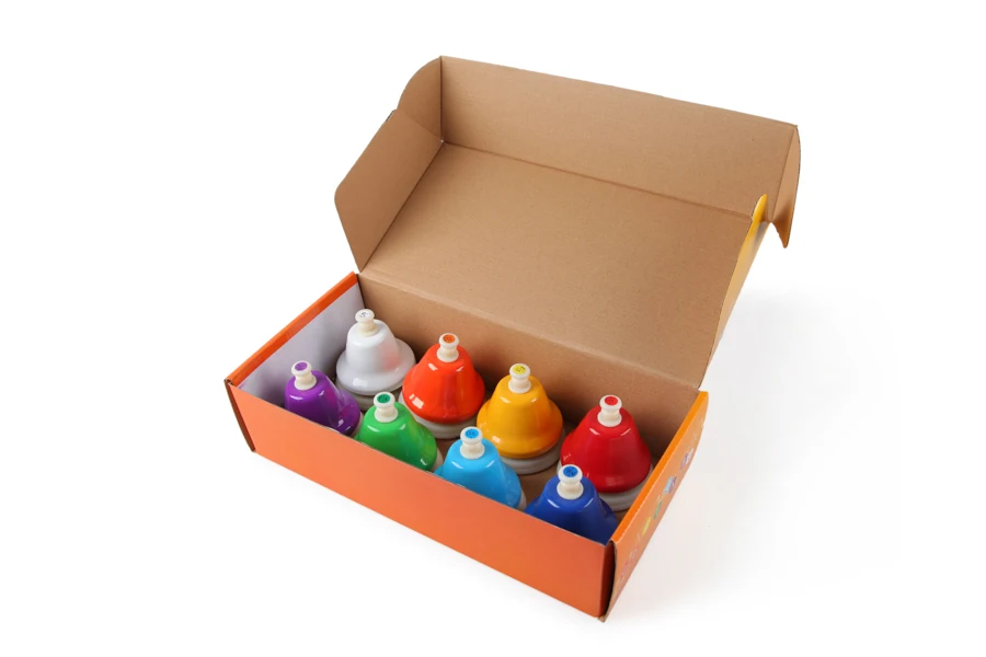 Musical Instruments 8 Note Desk Bells Set for Kids