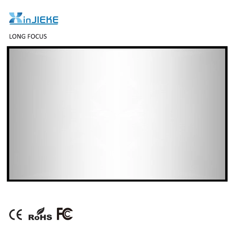 Black ALR Daylight Projection Screen for Long Throw Projector